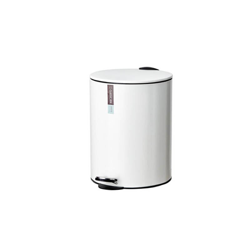 Th&ugrave;ng R&aacute;c Classic C&oacute; Đạp Ch&acirc;n Locknlock, LoạI 5L - 2 M&agrave;u (Xanh L&aacute; C&acirc;y, Trắng) - BYP102 image number null